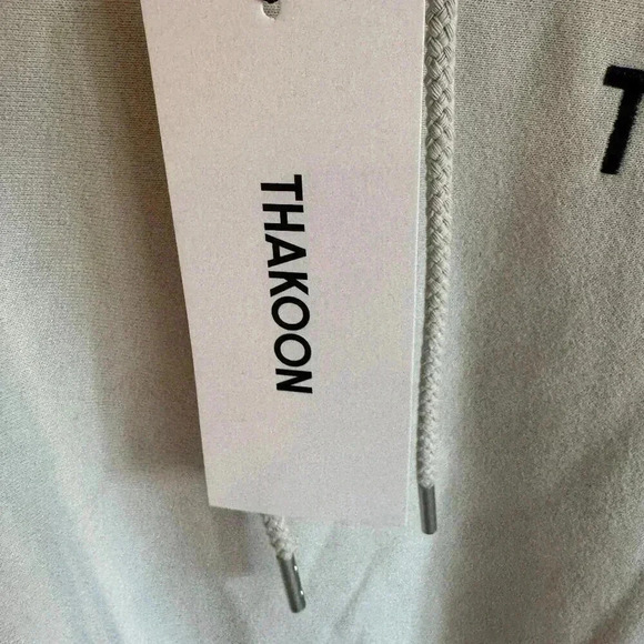 Thakoon Womans Logo 'T' Drawstring Hoodie Size XS - Picture 4 of 9